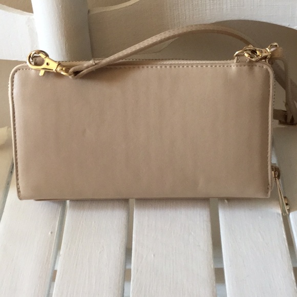 🛍️SOLD Spartina Crossbody Purse Wallet Handbag  Like New Cream Tan - Picture 4 of 16